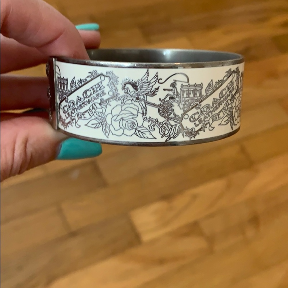 Large vintage Coach bangle